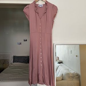 Rouje Lena dress in pink, size FR 36 / US 4